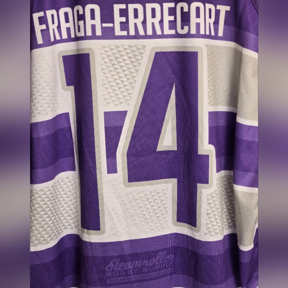 Purple and White Men's Jersey - Picture 9 of 13